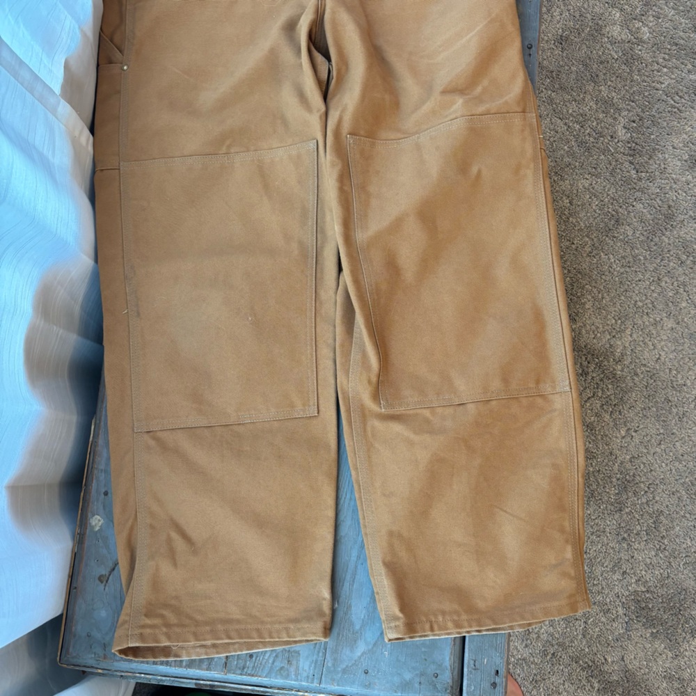 Vintage Carhartt unlined duck bib overalls R01 | size 36x30 - Picture 4 of 7